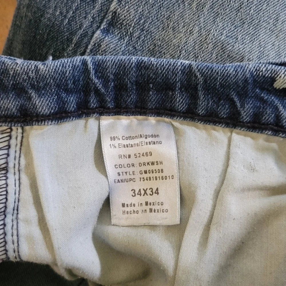 Classic Blue Denim Jeans By George Size 34 X 34